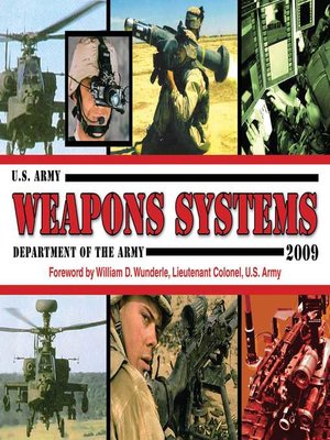 cover image of U.S. Army Weapons Systems 2009